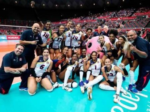 Rep&uacute;blica Dominicana le gana a serbia en la Copa del Mundo 2019