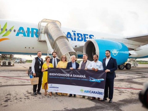 Saman&aacute; suma vuelos directos desde Francia con Air Cara&iuml;bes