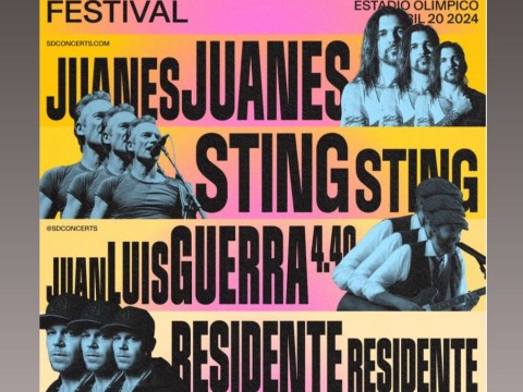 &iexcl;IMPERDIBLE!&nbsp;&nbsp;Juan Luis, Sting, Juanes y Residente juntos en el festival CAPITALIA