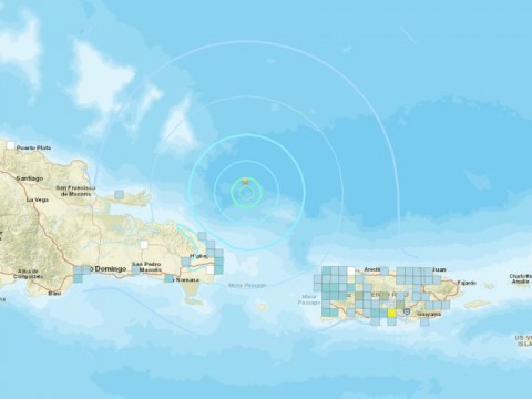 Temblor de 5.4 estremeci&oacute; zonas de RD: epicentro fue en el Atl&aacute;ntico