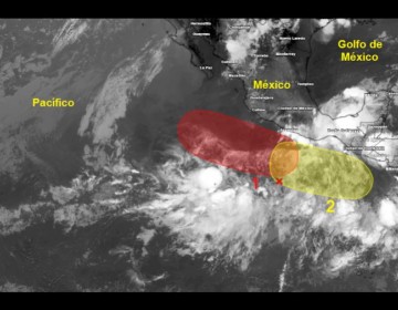 Se forma tormenta tropical Adri&aacute;n en Pac&iacute;fico mexicano