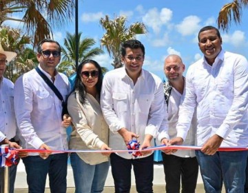 Ministro de Turismo inaugura sendero peatonal en Cabrera