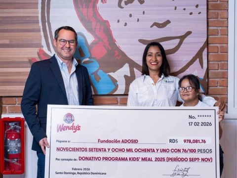 Wendy&acute;s respalda labor de la Adosid a trav&eacute;s de su programa Kids&acute; Meal