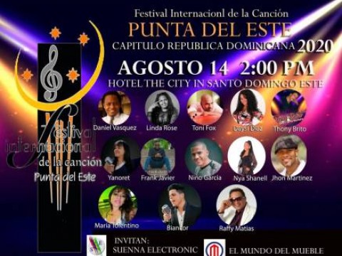 Festival internacional de la canci&oacute;n Punta del Este, primer evento que se realiza de forma presencial en RD
