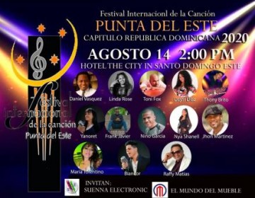 Festival internacional de la canci&oacute;n Punta del Este, primer evento que se realiza de forma presencial en RD