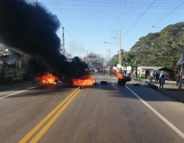 Manifestantes llaman a huelga en todo el Cibao, en demanda de reivindicaciones
