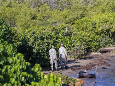 Unidad mixta de la Armada y Ej&eacute;rcito vigilan desembocadura del r&iacute;o Masacre en Manzanillo